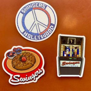 3 Pack of Swingers Stickers