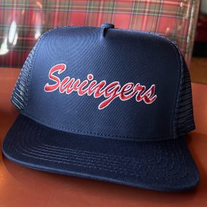 Swingers Embroidered Navy Baseball Cap